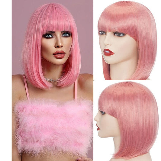 Pink Barbie Wig